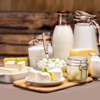 Dairy products, food products, processed food products