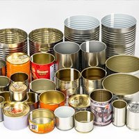 Metal containers, packaging materials